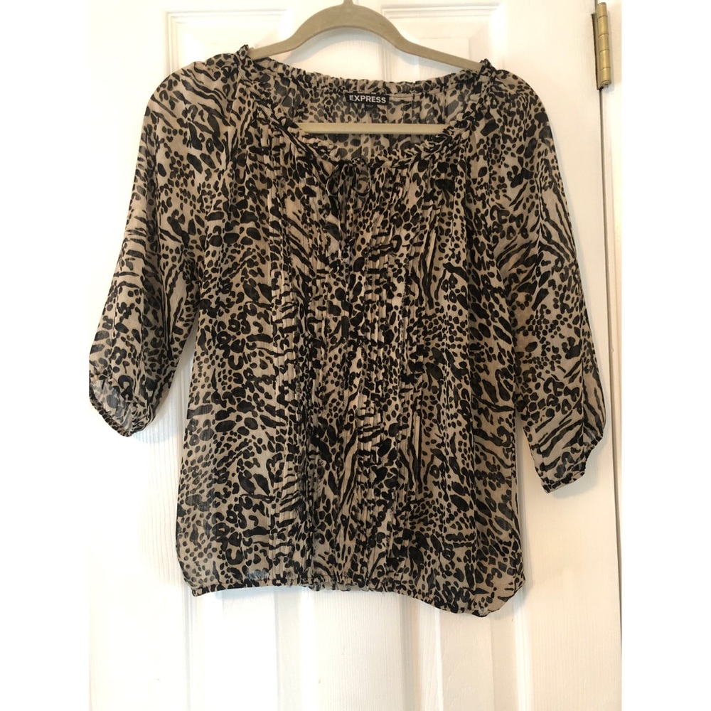 Leopard blouse